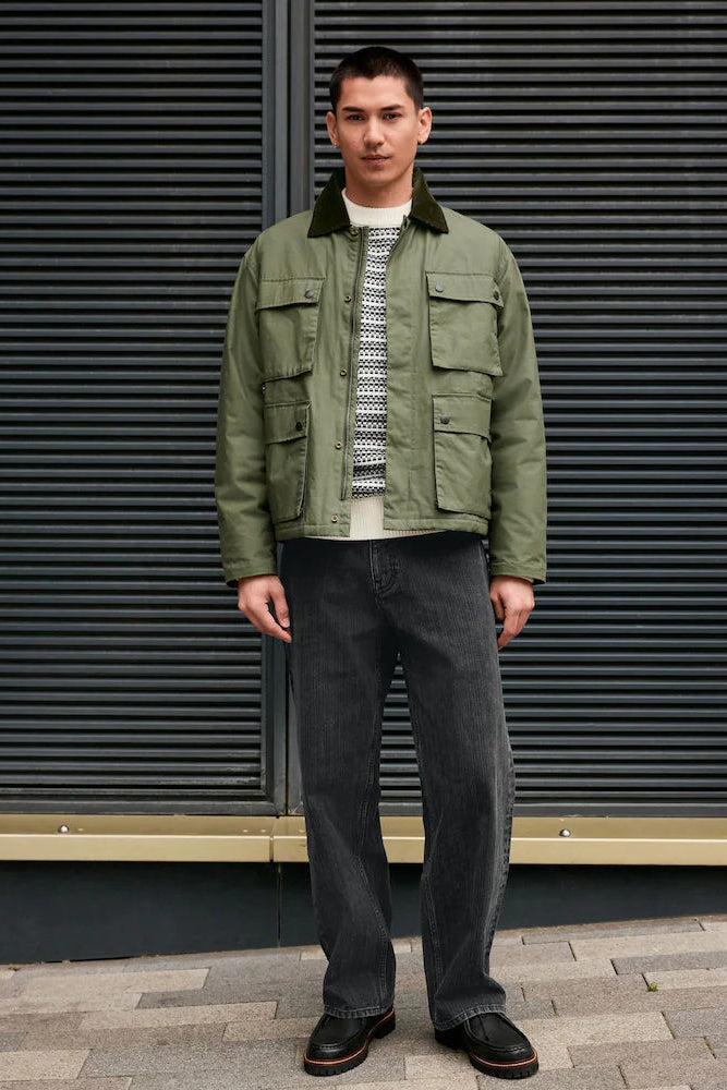 Olive Cargo Jacket