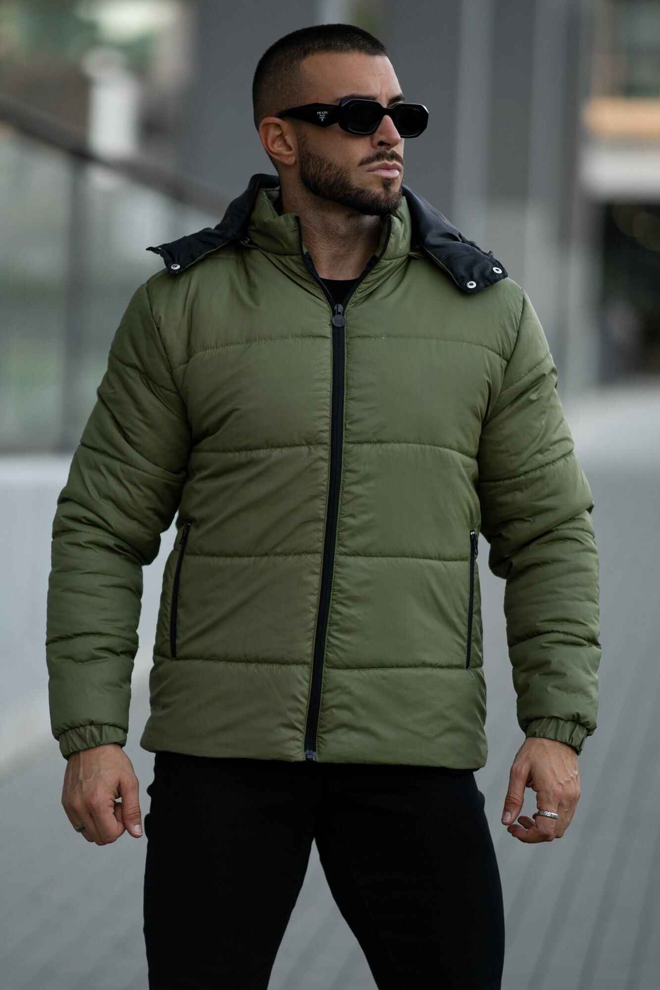 Green Puffer Jacket