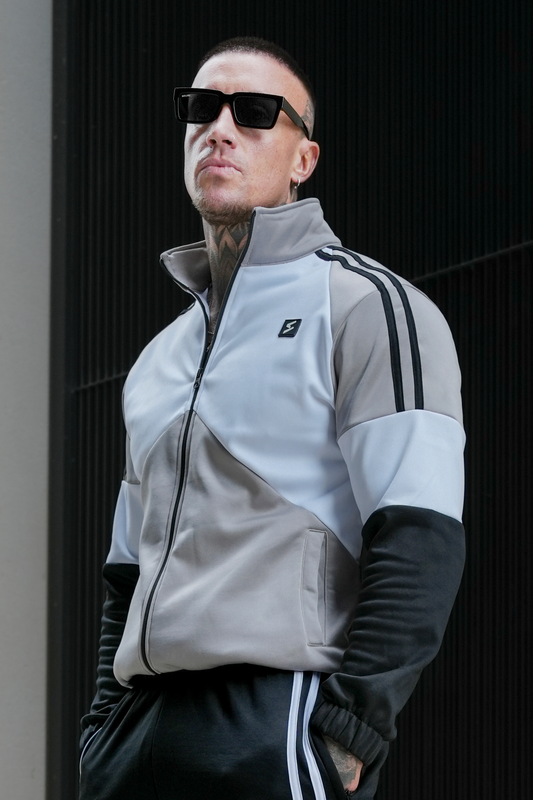 White Brown Tracksuit